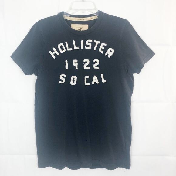 Hollister Mens T-Shirt Medium Cotton Crew Neck Y2K Preppy Breathable - Picture 1 of 10